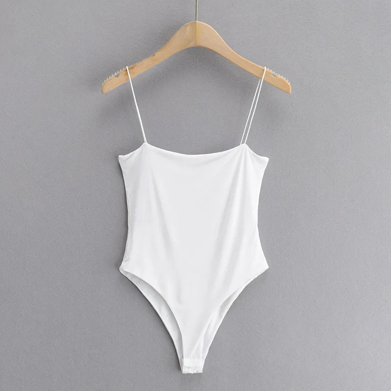 BRADELY MICHELLE 2022 Summer Women Rompers Slim Underwear Waist Camisole Sleeveless Tops Bodysuits Streetwear Jumpsuits