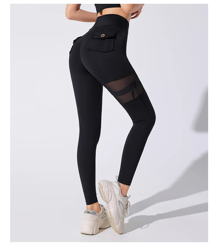 Woman New Style Hot Gym Wears Gym Training Sports Cut Leggings Fitness Women Rise Yoga Tights