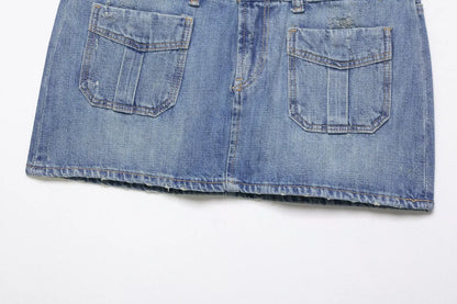Stylish mini sexy skirt, casual and versatile short skirt, women&
