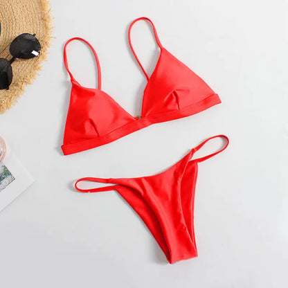 Swimwear Women 2 Piece Set Swimming Beach Sexy Micro Bikini Summer Clothes Bathing Suit Fashions Women Swimsuit Ropa De Mujer