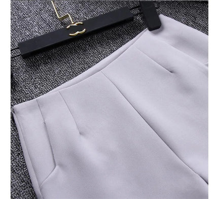 High Waisted Shorts for Women, Casual Suit Shorts, Black and White Short Pants, Ladies Shorts, Hot Fashion, New, Summer, 2022