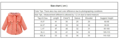 2025 Kids Coats Outwear Clothing Girls Jackets New Spring  Fashion Printing Girls Windbreaker Embroidery Hooded Girls jackets