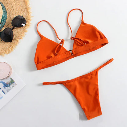 Swimwear Women 2 Piece Set Swimming Beach Sexy Micro Bikini Summer Clothes Bathing Suit Fashions Women Swimsuit Ropa De Mujer
