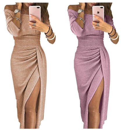 Fashion Elegant Lady Evening Party Dresses 2023 Autumn Women&