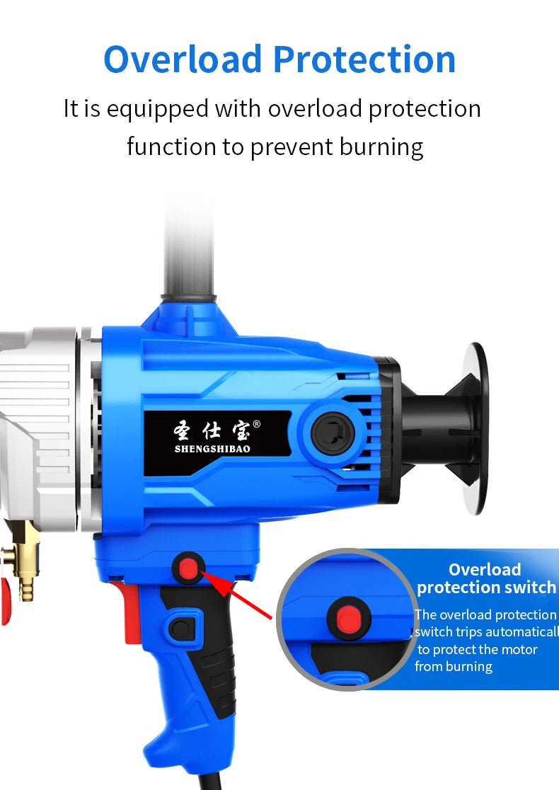 4300W High power Electric Drills Handheld Diamond Core Drill Electric Drilling Machine Concrete Core Drill Machine