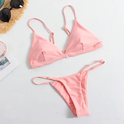 Swimwear Women 2 Piece Set Swimming Beach Sexy Micro Bikini Summer Clothes Bathing Suit Fashions Women Swimsuit Ropa De Mujer