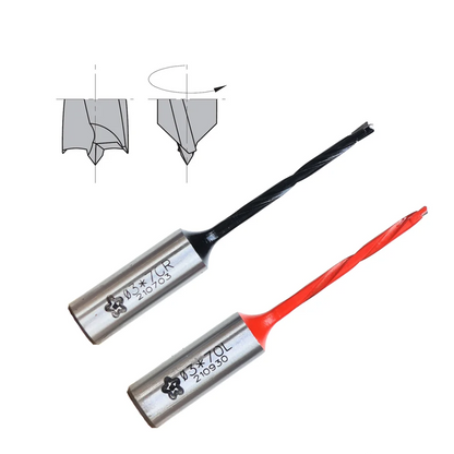 2 flute Industrial Dowel Drills Wood Gang Boring Bits for Resistant Dia.5-10mm Hole Making Woodworking Tools Blade Rows Machine
