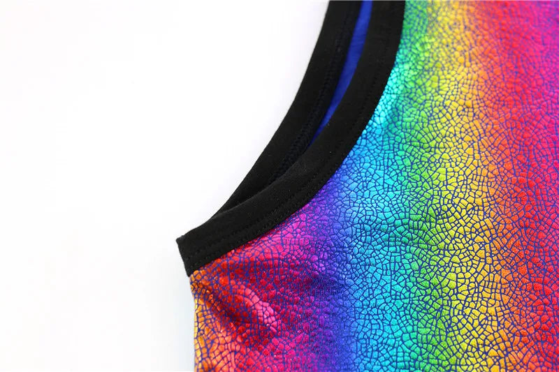 Men Tank Tops Clothing Bodybuilding Gyms Tank Top  Fitness Sleeveless Shirt Striped Shinning Undershirt Fashion Vest