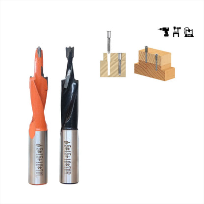 2 flute Industrial Dowel Drills Wood Gang Boring Bits for Resistant Dia.5-10mm Hole Making Woodworking Tools Blade Rows Machine
