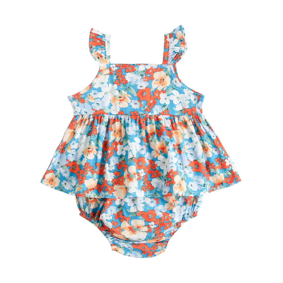 Sanlutoz Floral Baby Girls Clothing Sets Fashion Sleeveless Tops + Shorts Cute Toddler Clothes