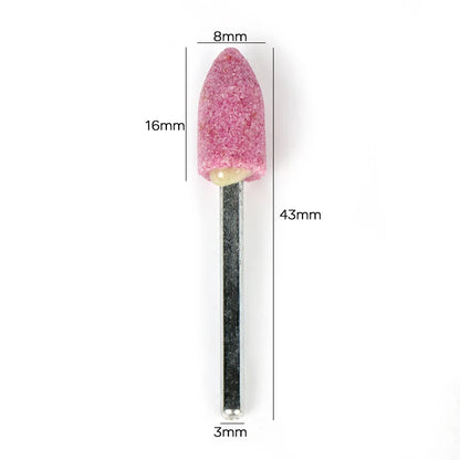 100PCS/Box Abrasive Stone Polishing Grinding Head Electric Drill Bit Wheel 4-10mm For Dremel Drill Rotary Tools 3mm Shank