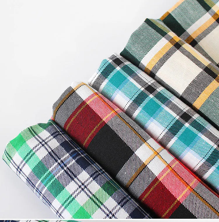 Sexy Pajamas For Men Sleepwear Men British Style Plaid Loose Lounge Pyjama Male Cotton Sleep Bottoms Homme Side Split Nightdress