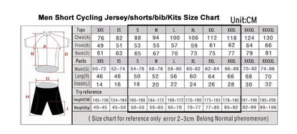 NEW Cycling Jersey Maillot Ciclismo Hombre Red Blue Green Short Sleeve Bike Jersey Outdoor Sports Cycling Clothing MTB