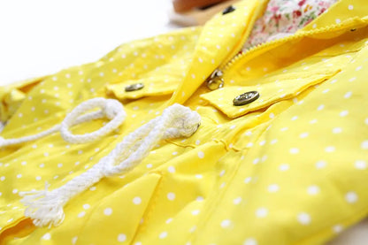 2025 Kids Coats Outwear Clothing Girls Jackets New Spring  Fashion Printing Girls Windbreaker Embroidery Hooded Girls jackets