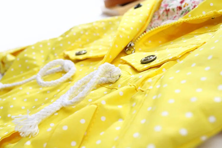 2025 Kids Coats Outwear Clothing Girls Jackets New Spring  Fashion Printing Girls Windbreaker Embroidery Hooded Girls jackets