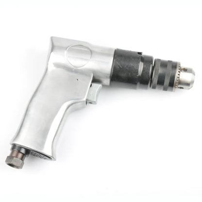 Heavy Duty 3/8-Inch Reversible Pneumatic Drill With 10 Inch Chuck, 1700 rpm, 90 Mpa, For Drilling Wall, Floors And Iron Plates