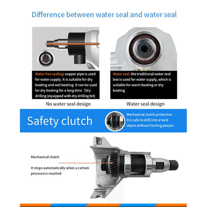 4300W High power Electric Drills Handheld Diamond Core Drill Electric Drilling Machine Concrete Core Drill Machine