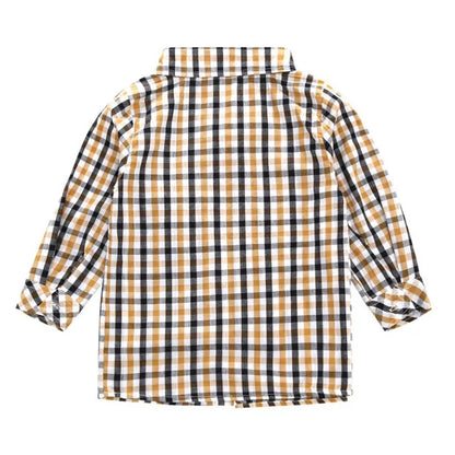 Kids BoysClothes  Children Plaid Coat+T-Shirt+Pants 3pcs Baby Suits Toddler Boy Clothing Spring Autumn Outerwear Costume BC1034