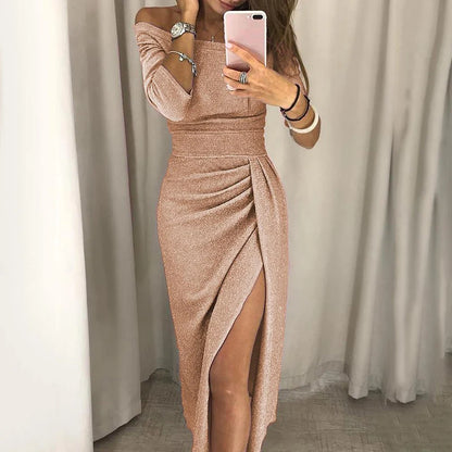 Fashion Elegant Lady Evening Party Dresses 2023 Autumn Women&