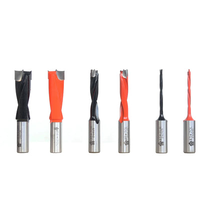 2 flute Industrial Dowel Drills Wood Gang Boring Bits for Resistant Dia.5-10mm Hole Making Woodworking Tools Blade Rows Machine