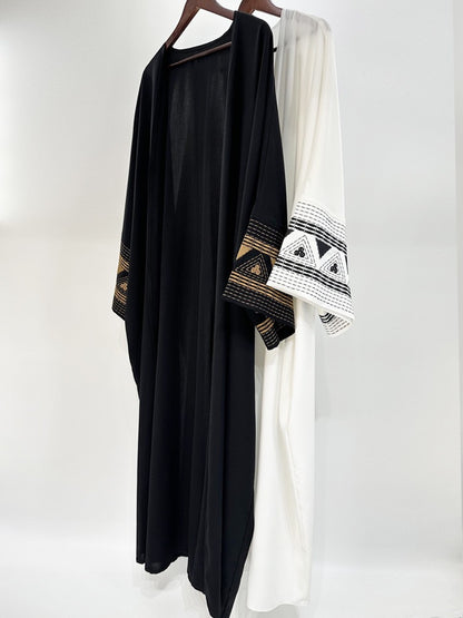 Morocco Kaftan Abayas Eid Muslim Abaya for Women Dubai Dresses Jalabiya Embroidery Ramadan Islam Vestidos Arab Long Robe 2025