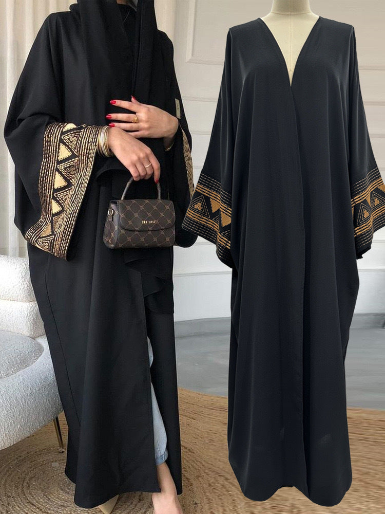 Morocco Kaftan Abayas Eid Muslim Abaya for Women Dubai Dresses Jalabiya Embroidery Ramadan Islam Vestidos Arab Long Robe 2025