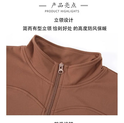 new Sportswear Woman Gym Yoga Sports Jacket Women&