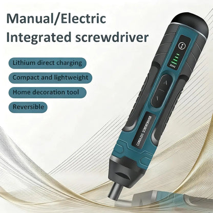 Electric Screwdriver Set with Multi-Function Torque Control, USB Rechargeable  Device Maintenance, Repair and DIY Projects