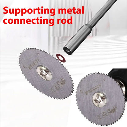 High Speed Steel Saws Blade Set Sharp Stable Non Deviation Suitable Wood Cutting Fits Drills Impact Drills DIY Woodworking Tools