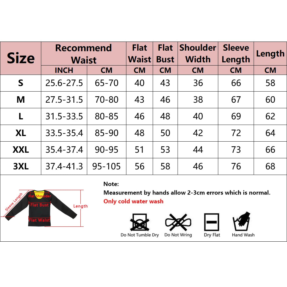 Sauna Suit Women Gym Clothing Set Shapewear Pullover Tops Running Fitness Exercise Sportswear Weight Loss Sweating Sports Shaper