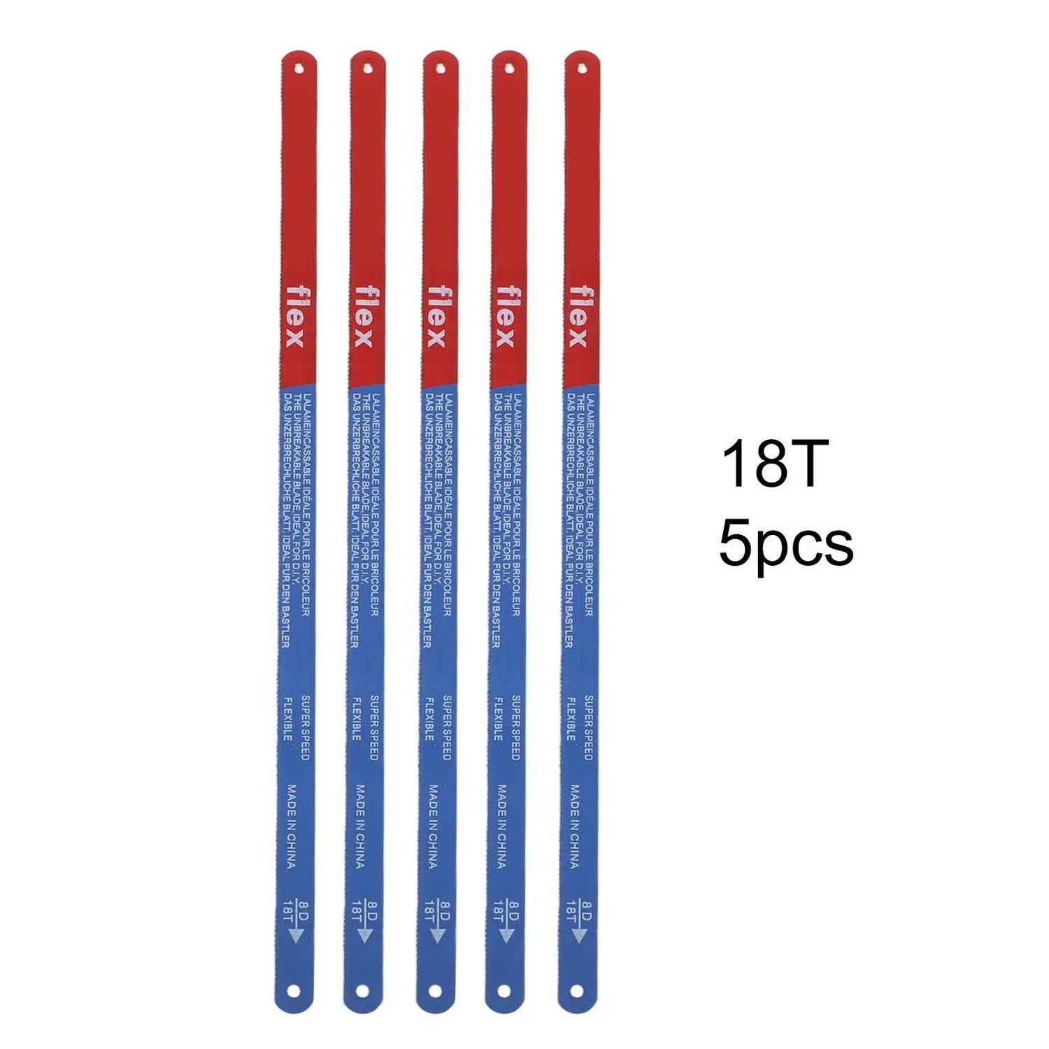 5PCS Hacksaw Blade 300mm M 35 Steel Hand Saw Blades For Blades 14T/18T/24T Bi-Metal For Meat Wood Cut For PVC Pipe Cutting