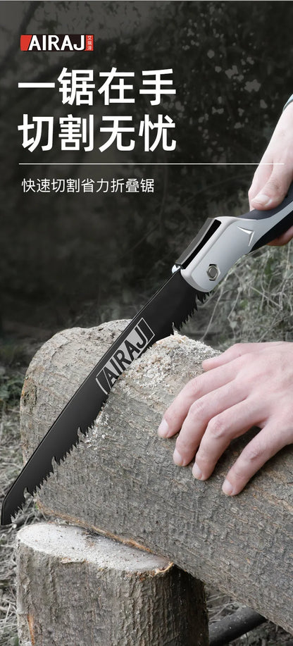 Small portable household manual wood saw special saw blade for gardening tools used to trim trees and branches