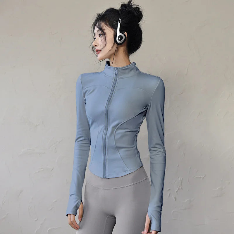 new Sportswear Woman Gym Yoga Sports Jacket Women&