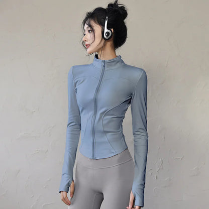 new Sportswear Woman Gym Yoga Sports Jacket Women&