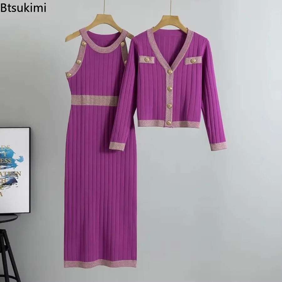 French Style Dress Sets Women&