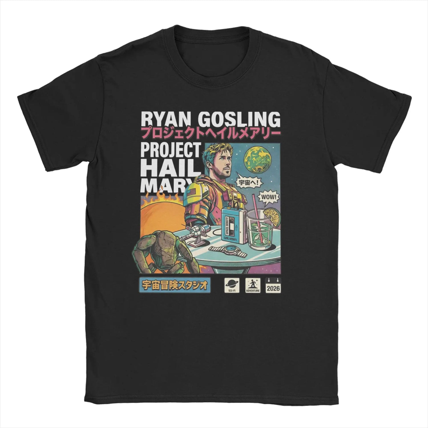 Men Women T-Shirts Goslings I Wear This Shirt Periodically Funny Cotton Tees Short Sleeve Project Hail Marys T Shirt Clothes