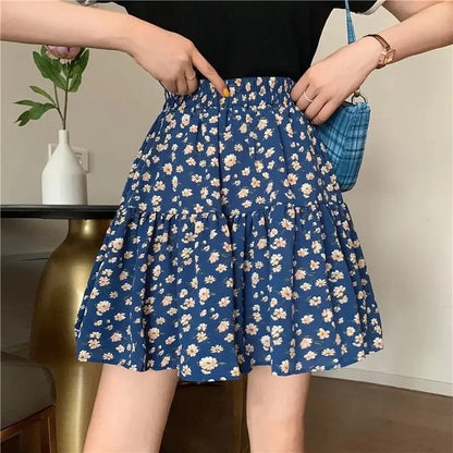 Short Mini Skirts For Women Korean Style Woman Skirt Chiffon Summer Offer Aesthetic Hot Harajuku Luxury Elegant Modest Stylish V