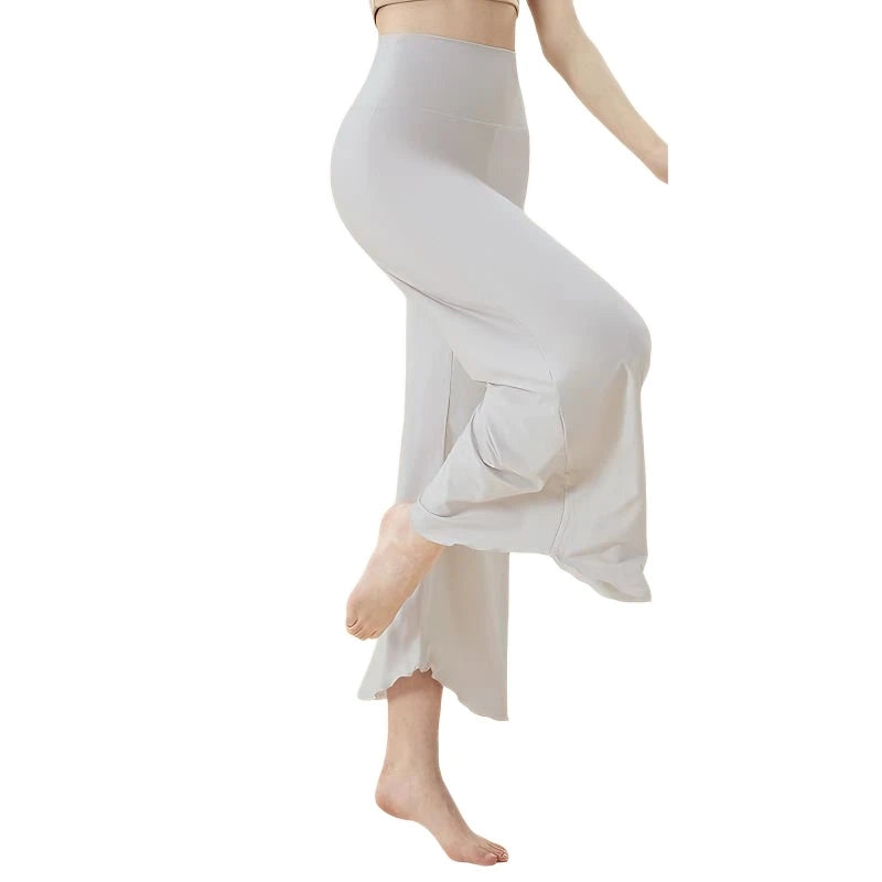 Soft Palazzo Pants for Women, High Waist Wide Leg Dance Yoga Casual Loungewear