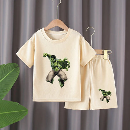 Summer Kids Clothing Set Breathable Casual Outfit for Boys And Girls Teenage Sports Suit Teen Trendy Clothes