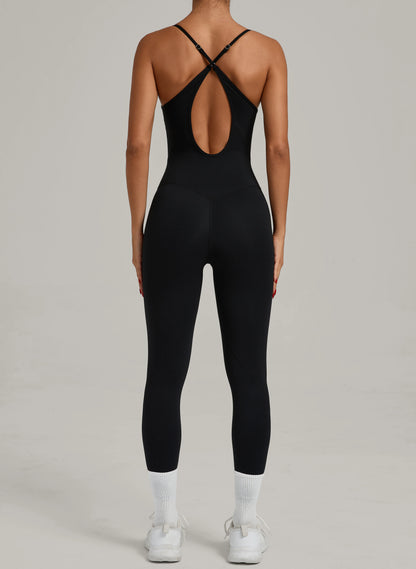 Padded One-Piece Yoga Clothes Sportswear Women&