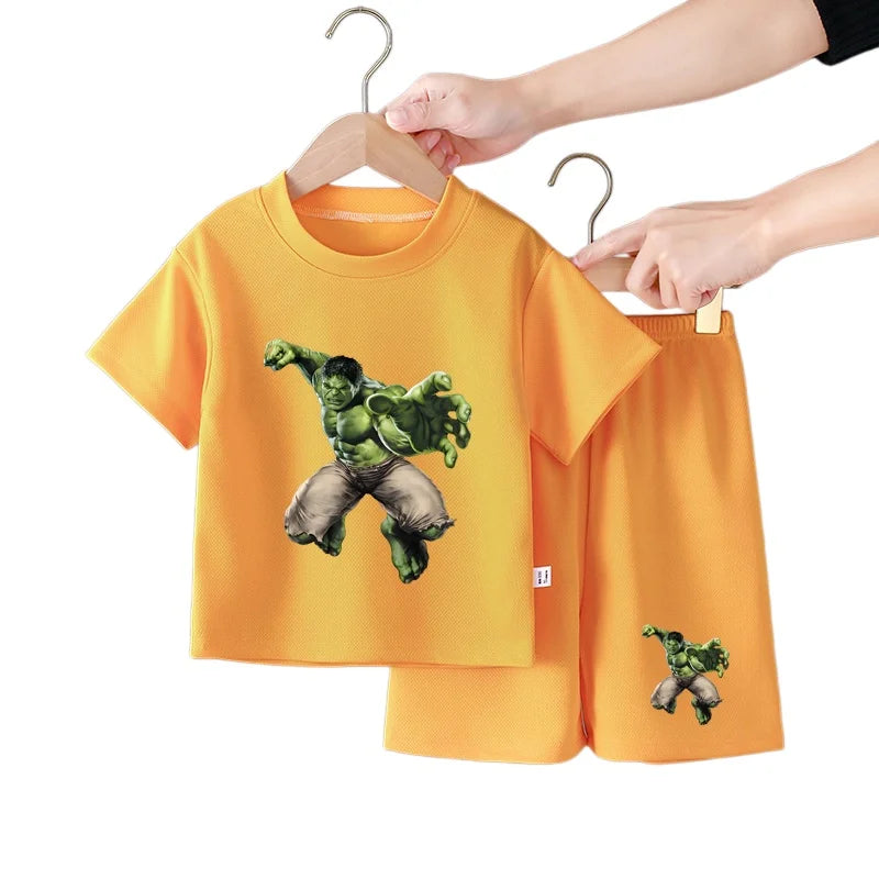 Summer Kids Clothing Set Breathable Casual Outfit for Boys And Girls Teenage Sports Suit Teen Trendy Clothes