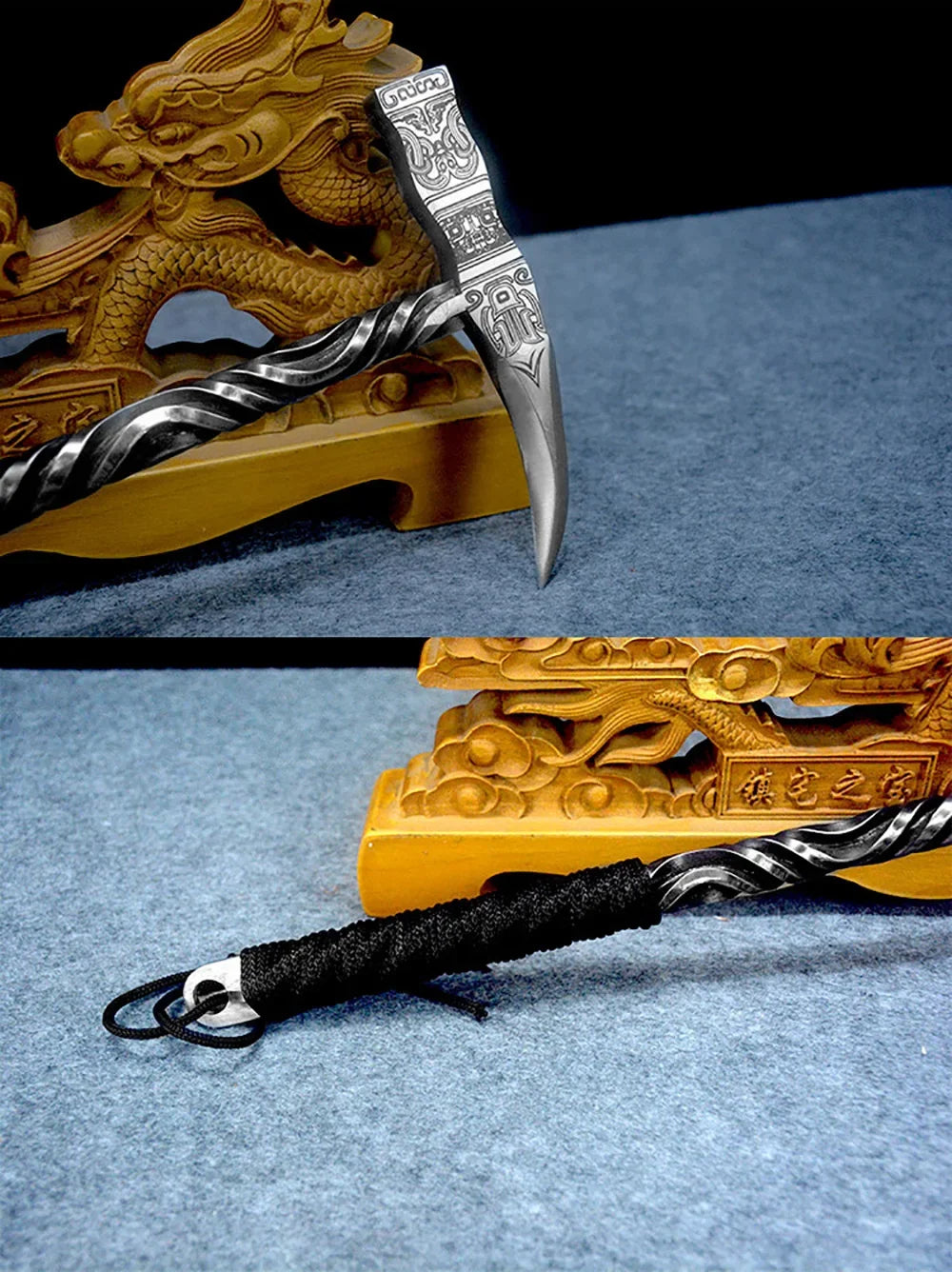 40cm Wild Hammer Hand Forged Integrated Hammer Multifunctional Tool Camping Hand Hammer Gardening Tools Equipment