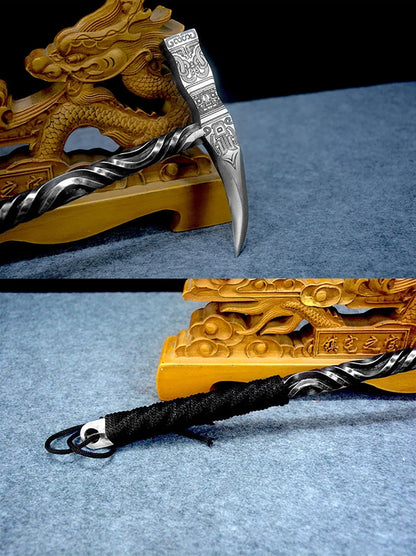 40cm Wild Hammer Hand Forged Integrated Hammer Multifunctional Tool Camping Hand Hammer Gardening Tools Equipment