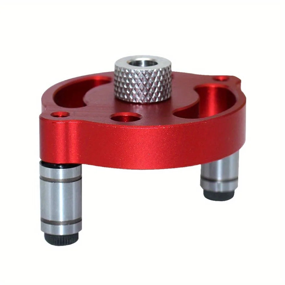 Self Center Dowel Jig Handheld Drill Guide for Straight Holes Wood Panel Hole Puncher Locator Woodworking Joints Tool