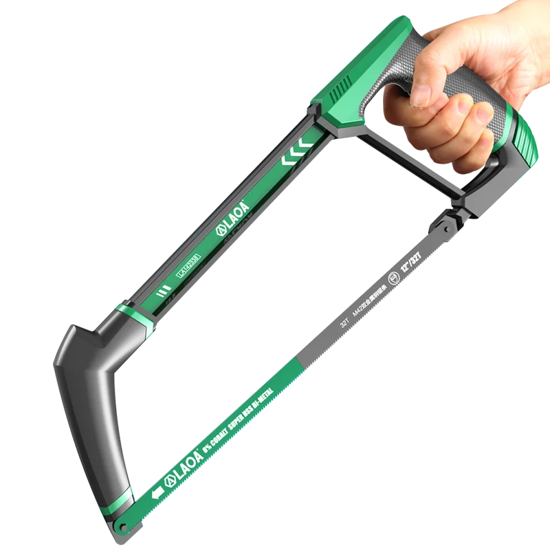 LAOA  Hacksaw 6/12 inch Frame Small Hacksaw Household Small Handheld Woodworking Hand Saw Cutting