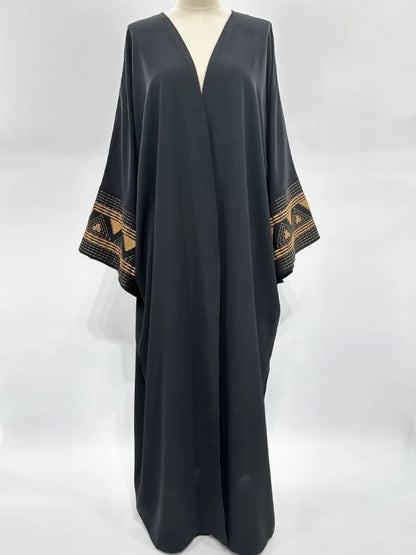 Morocco Kaftan Abayas Eid Muslim Abaya for Women Dubai Dresses Jalabiya Embroidery Ramadan Islam Vestidos Arab Long Robe 2025