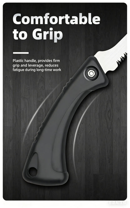 SK5 High Carbon Steel Hand Saw Sharp Swallowtail Pruning Saw for Wood Log Cutting Garden Tree Trimming Durable Blade