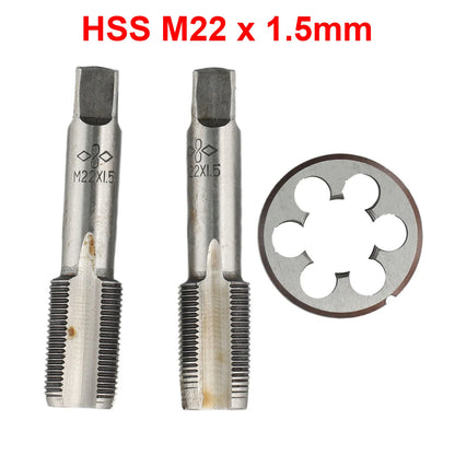 Tapper Tap &amp; Die Set Metalworking Supplies Metalworking &amp; Manufacturing HSS Hand Tools Metric Thread Right Hand
