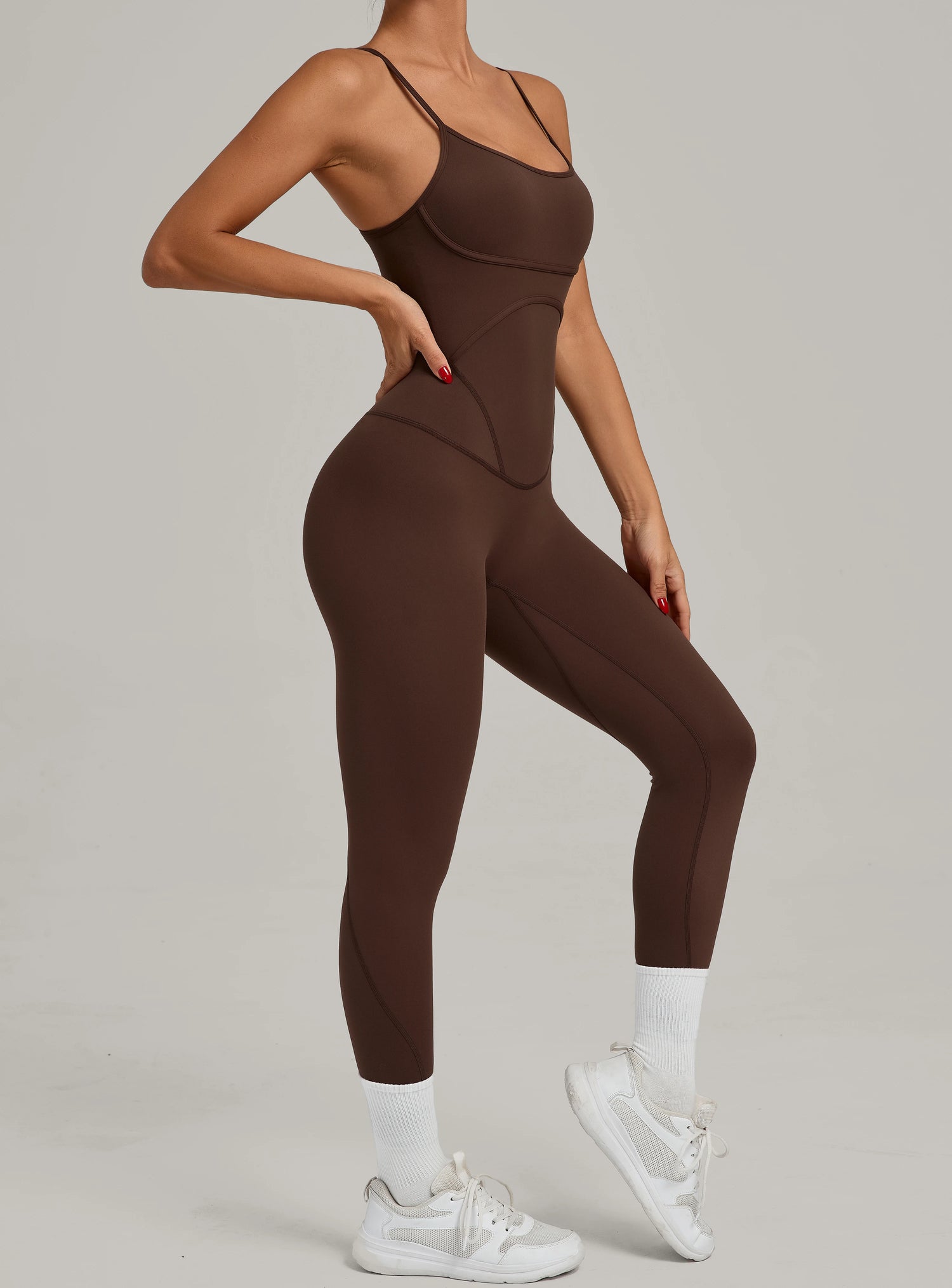 Padded One-Piece Yoga Clothes Sportswear Women&