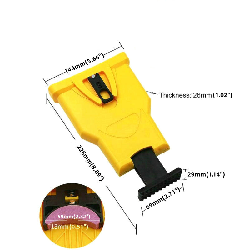 Chainsaw Teeth Sharpener Sharpens Saw Chain Sharpening Tool System Abrasive Tools Easy Sharp Fast Grinding for 14-20"